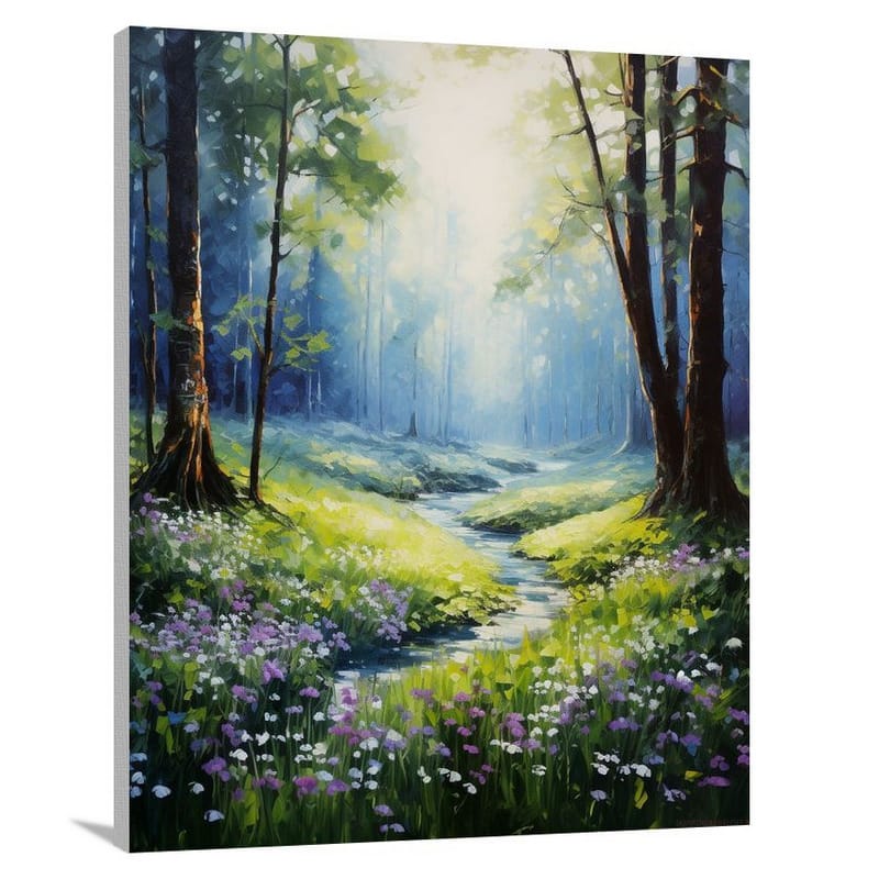 Enchanted Forest: A Majestic Journey - Canvas Print