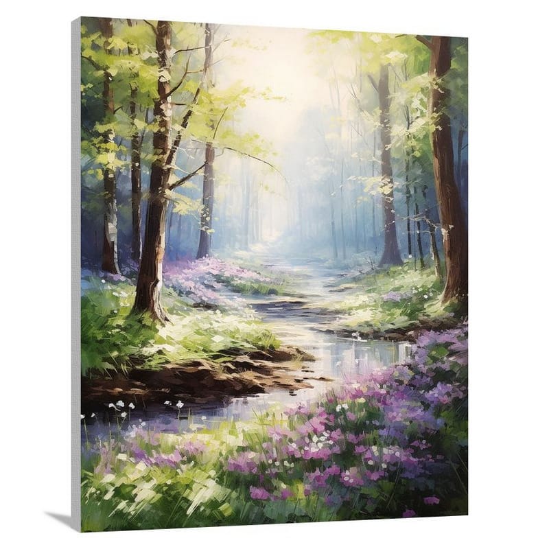 Enchanted Forest: A Symphony of Colors - Canvas Print
