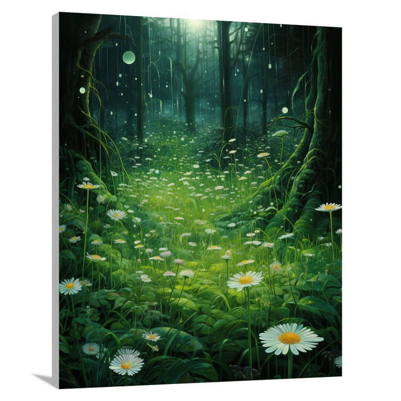 Enchanted Grass: A Mystical Haven - Canvas Print