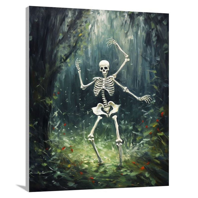 Enchanted Skeleton - Canvas Print