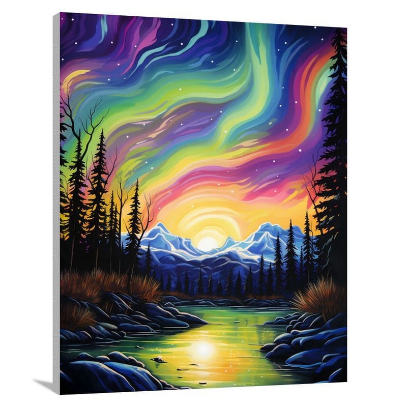 Enchanting Aurora - Canvas Print