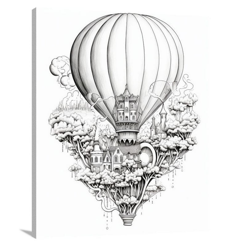 Enchanting Balloon - Canvas Print
