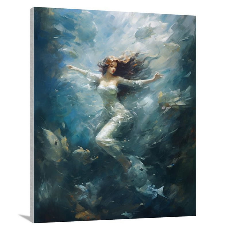 Enchanting Mermaid Fantasy - Canvas Print