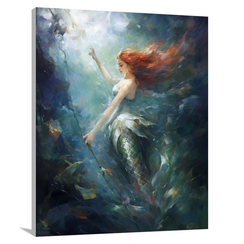 Enchanting Mermaid's Fantasy - Canvas Print