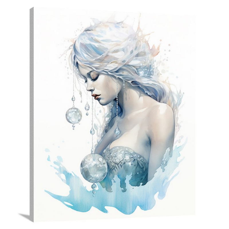 Enchanting Mermaid's Wish - Canvas Print