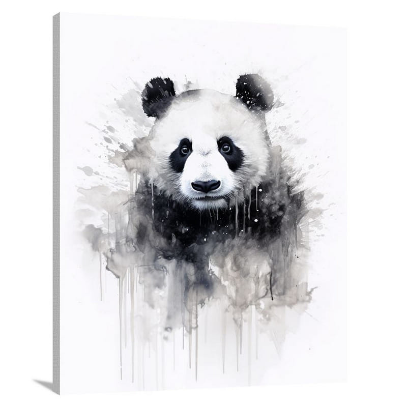 Enigmatic Panda: Resilience - Canvas Print