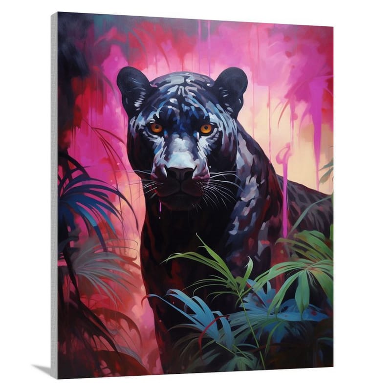 Enigmatic Panther - Canvas Print