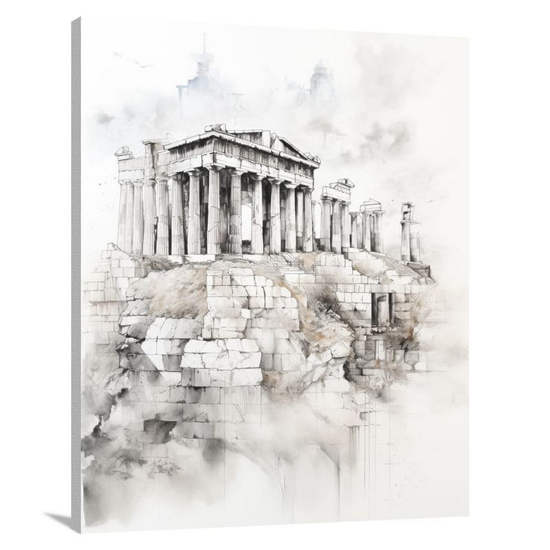 Ethereal Acropolis - Canvas Print