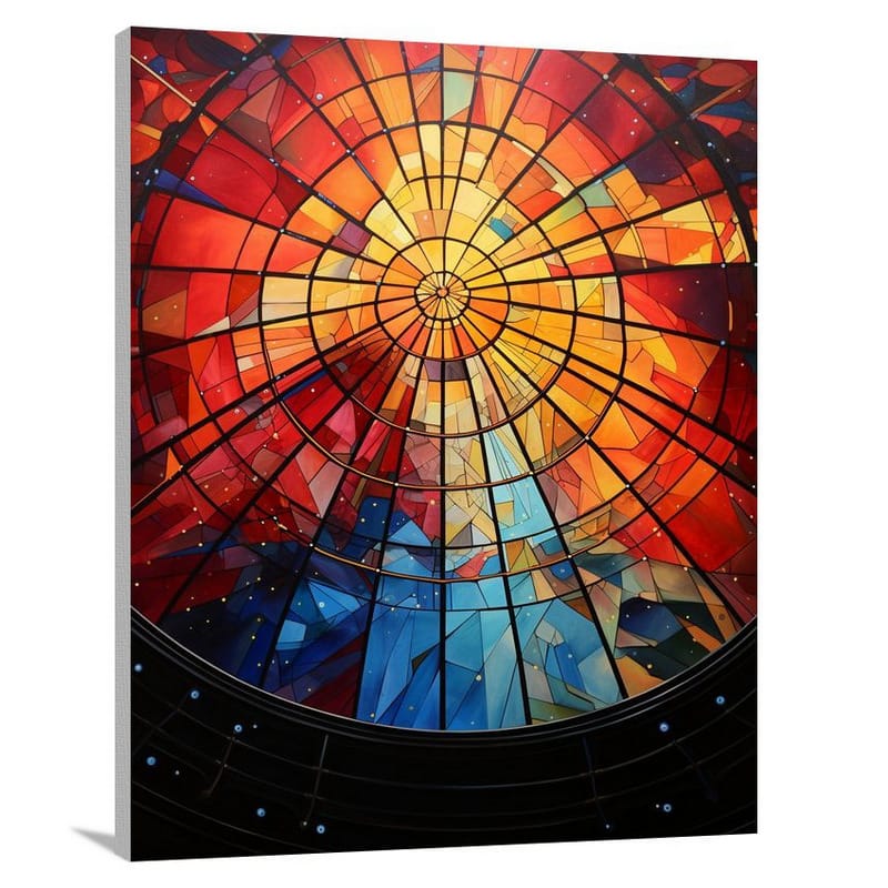 Ethereal Dome: A Serene Architectural Vision - Canvas Print