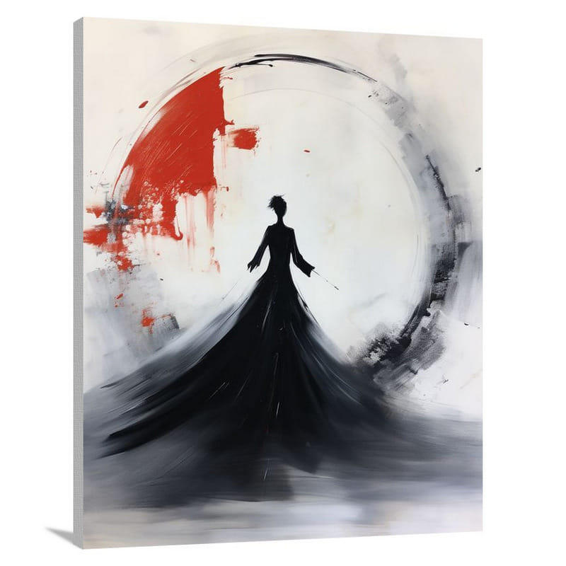 Ethereal Ink: Chinese Culture Unveiled - Minimalist - Canvas Print