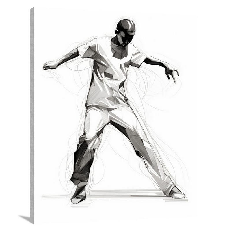 Ethereal Movements: Dancer's Tale - Canvas Print