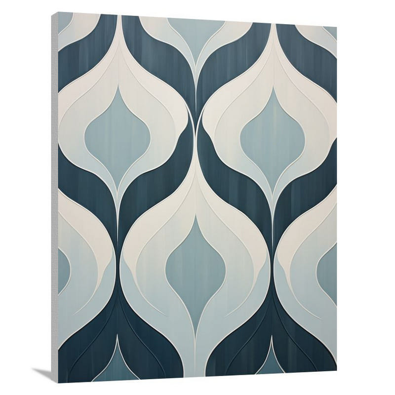 Ethereal Reverie: Ogee Pattern - Canvas Print