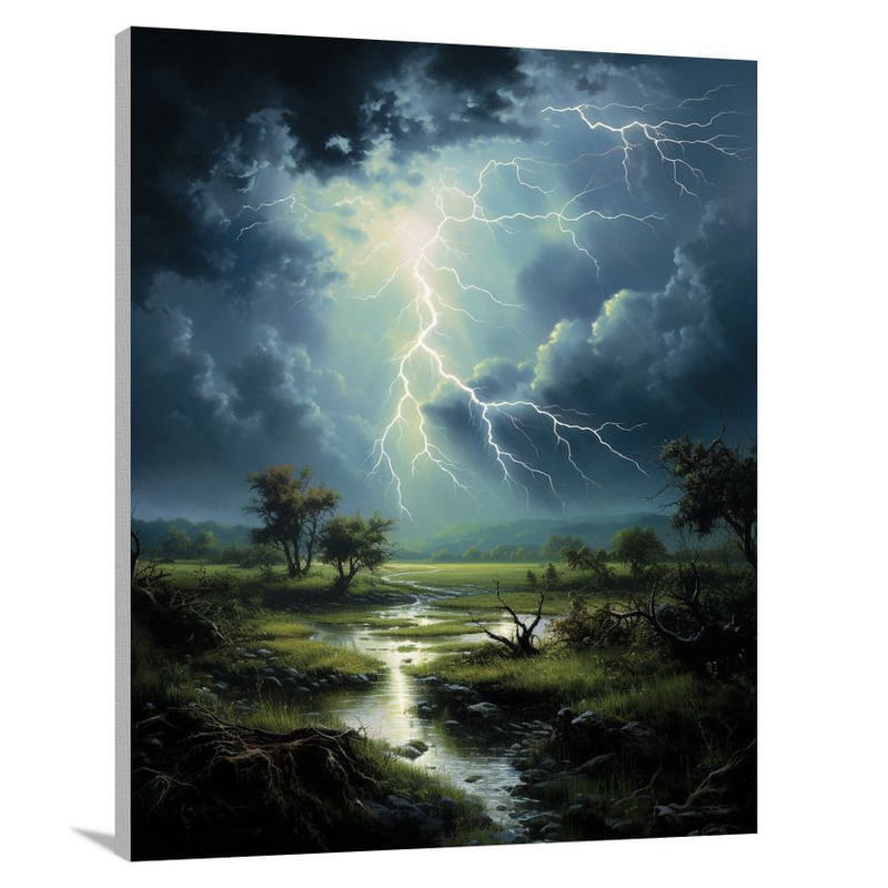 Ethereal Thunder - Canvas Print