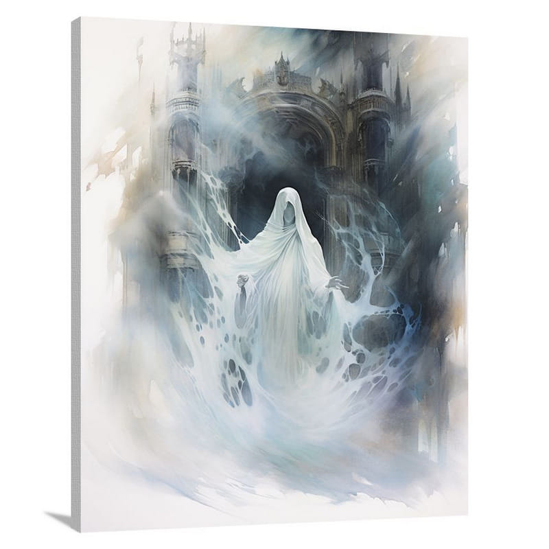 Ethereal Whispers: Ghostly Fantasy - Canvas Print