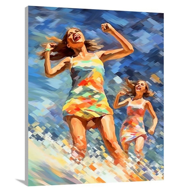 Euphoric Waves: Women's Swimsuit & Bikini - Canvas Print