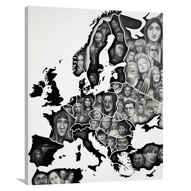 Europe, Europe: United in Diversity. - Canvas Print
