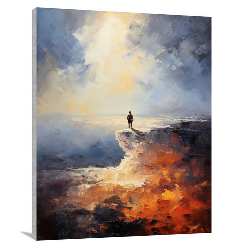 Exploration's Embrace - Impressionist - Canvas Print