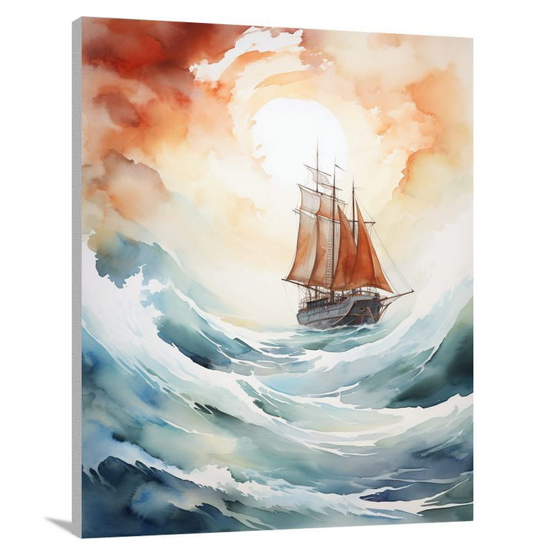 Exploration's Emotional Voyage - Canvas Print