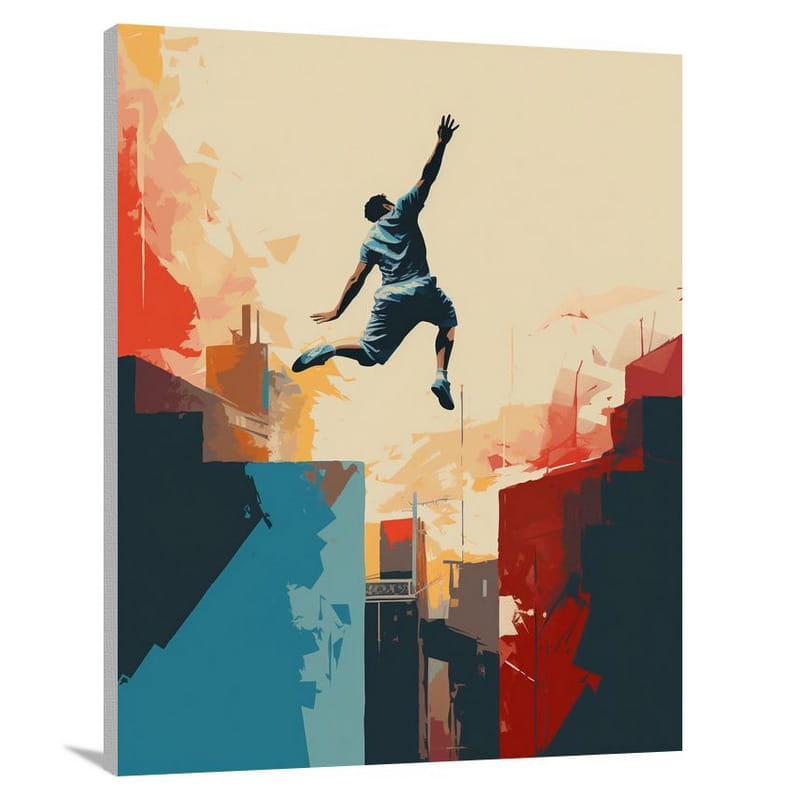 Extreme Leap - Canvas Print