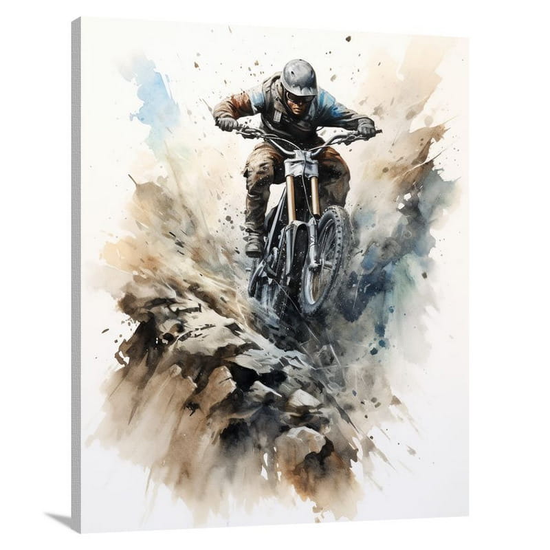 Extreme Sports: Gravity's Triumph - Canvas Print