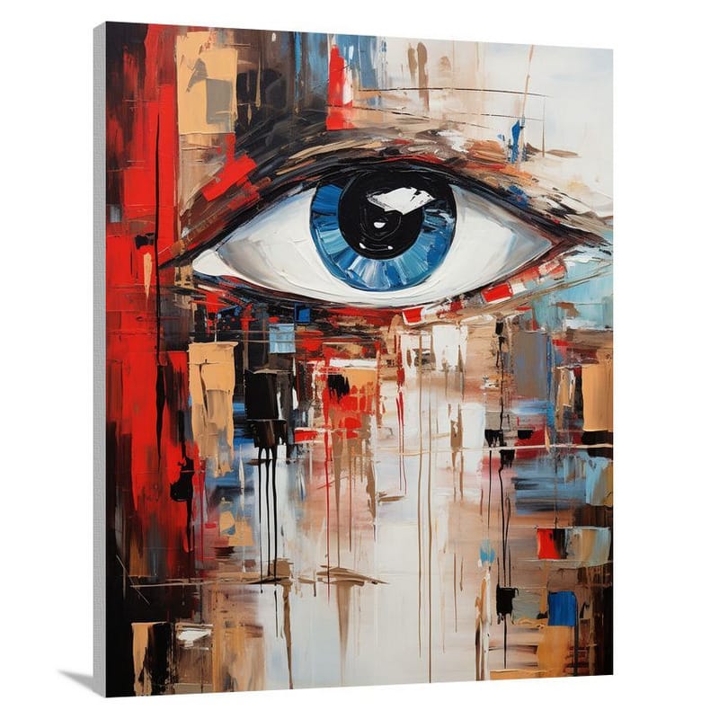 Eye of the Urban Tapestry - Contemporary Art - Canvas Print