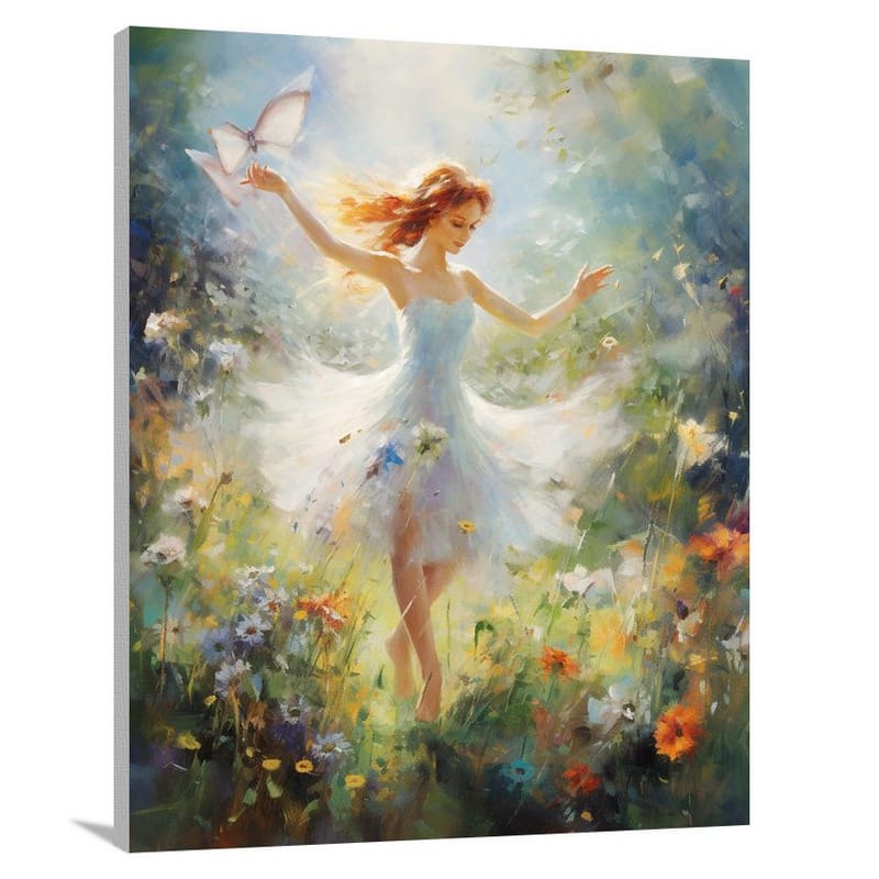 Fairy's Enchanted Dance - Canvas Print