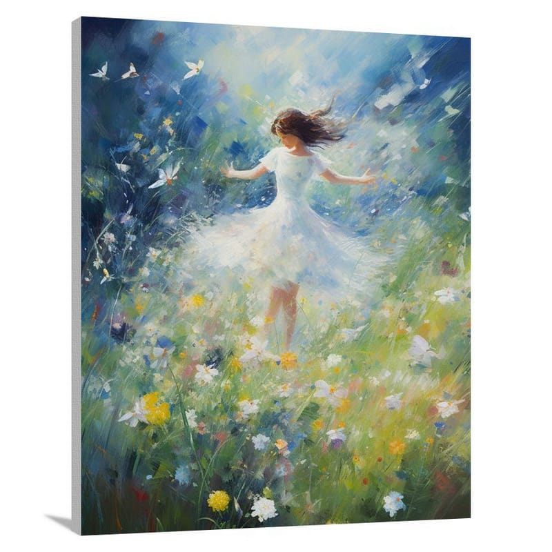 Fairy's Enchanted Meadow - Canvas Print