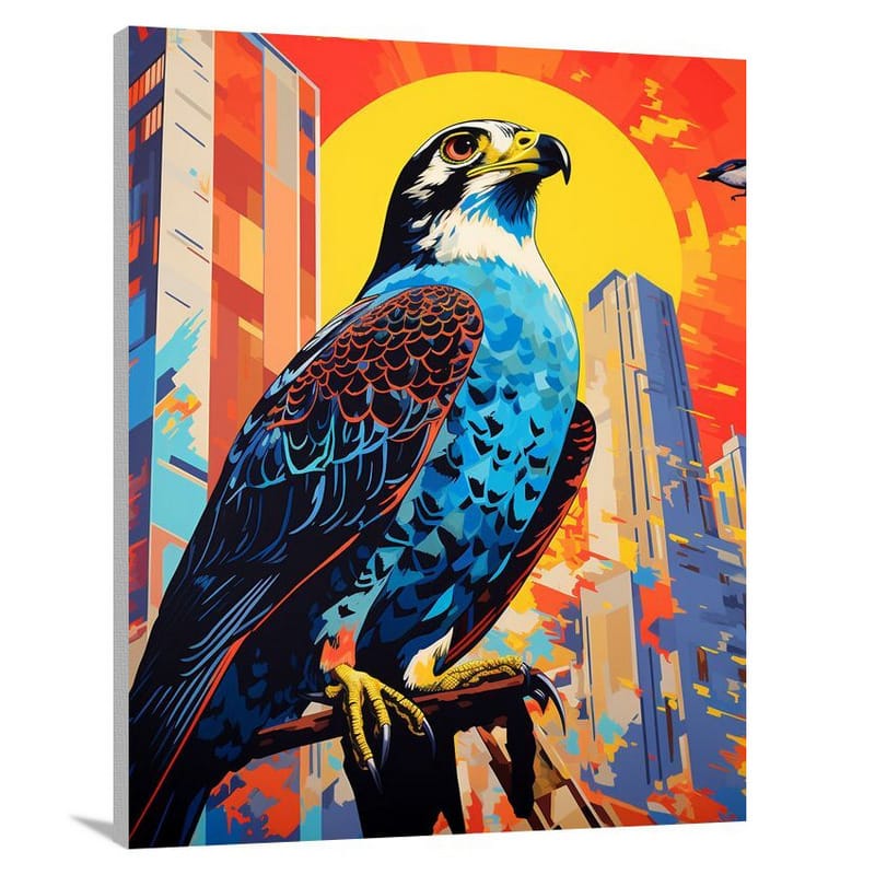 Falcon - Pop Art - Canvas Print