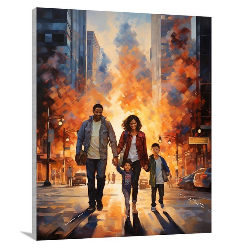 Family's Flame - Canvas Print