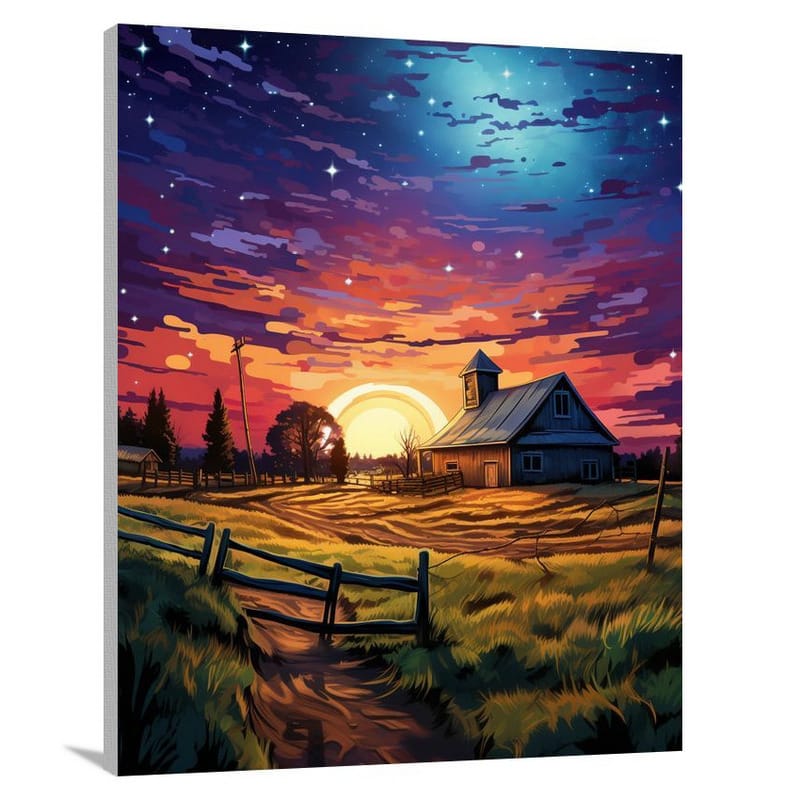 Farm Dreams - Pop Art - Canvas Print