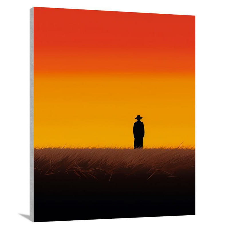 Farmer's Dawn - Minimalist - Canvas Print