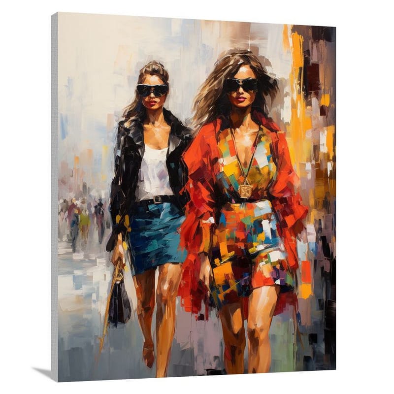 Fashion Accessories: A Kaleidoscope of Style - Canvas Print