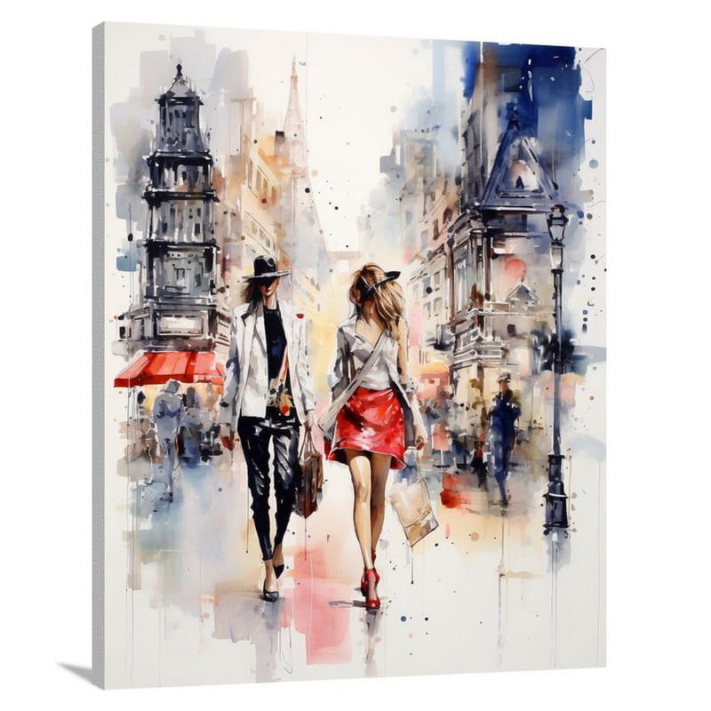 Fashion Accessories: A Stylish Symphony - Canvas Print