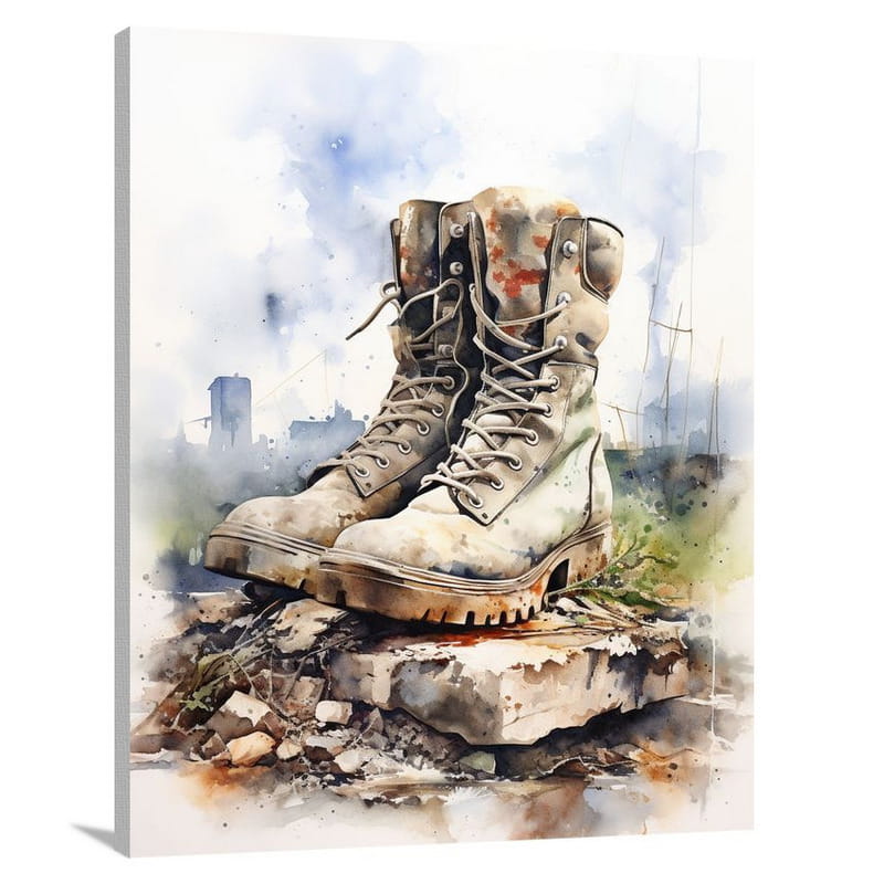 Fashion Boot: Resilience - Canvas Print