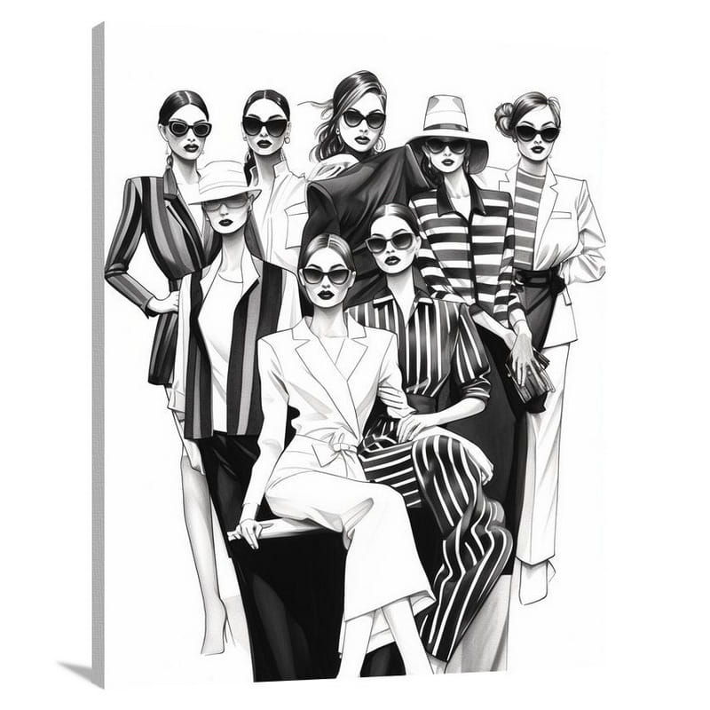 Fashion Rebels: Women's Fashion - Canvas Print