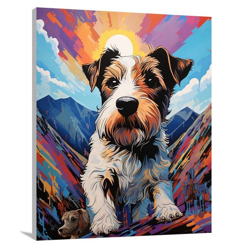 Fearless Leader: Jack Russell Terrier - Canvas Print