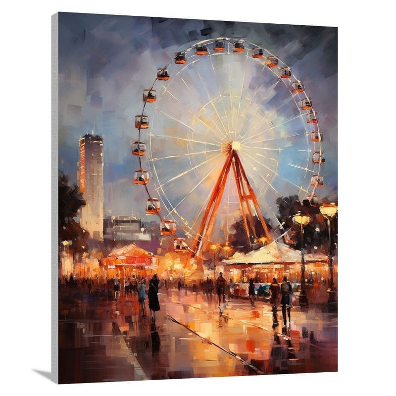 Ferris Wheel Symphony - Canvas Print