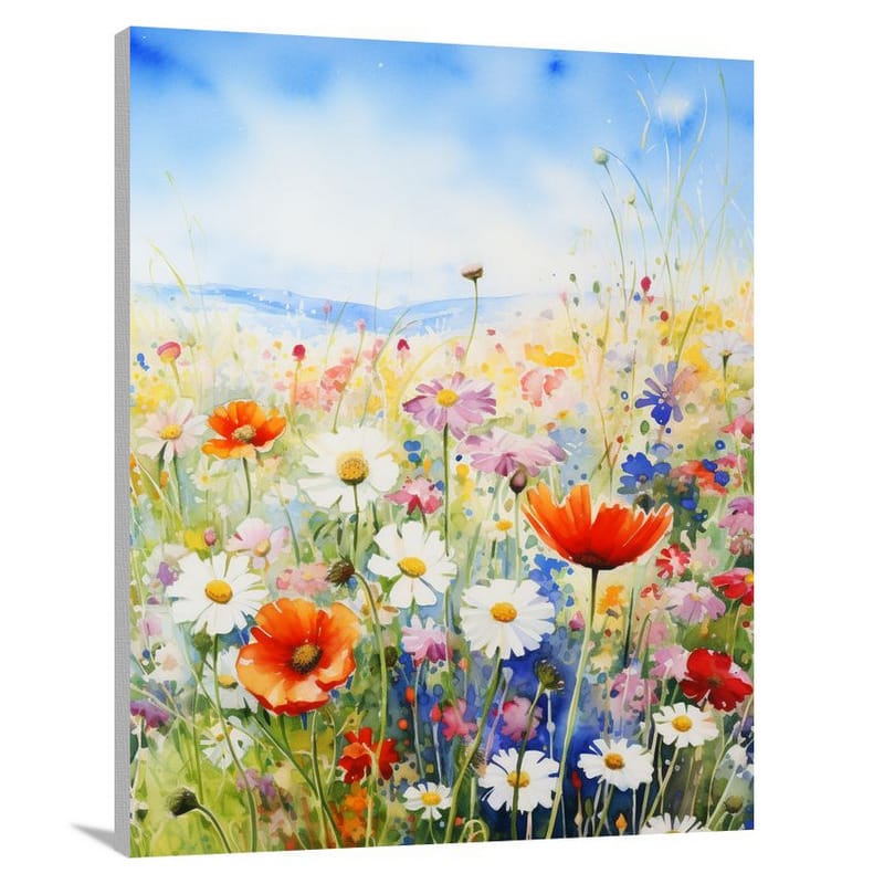 Field of Blooms - Canvas Print
