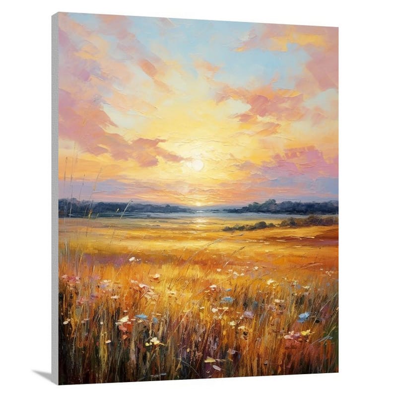 Field of Golden Dreams - Impressionist - Canvas Print