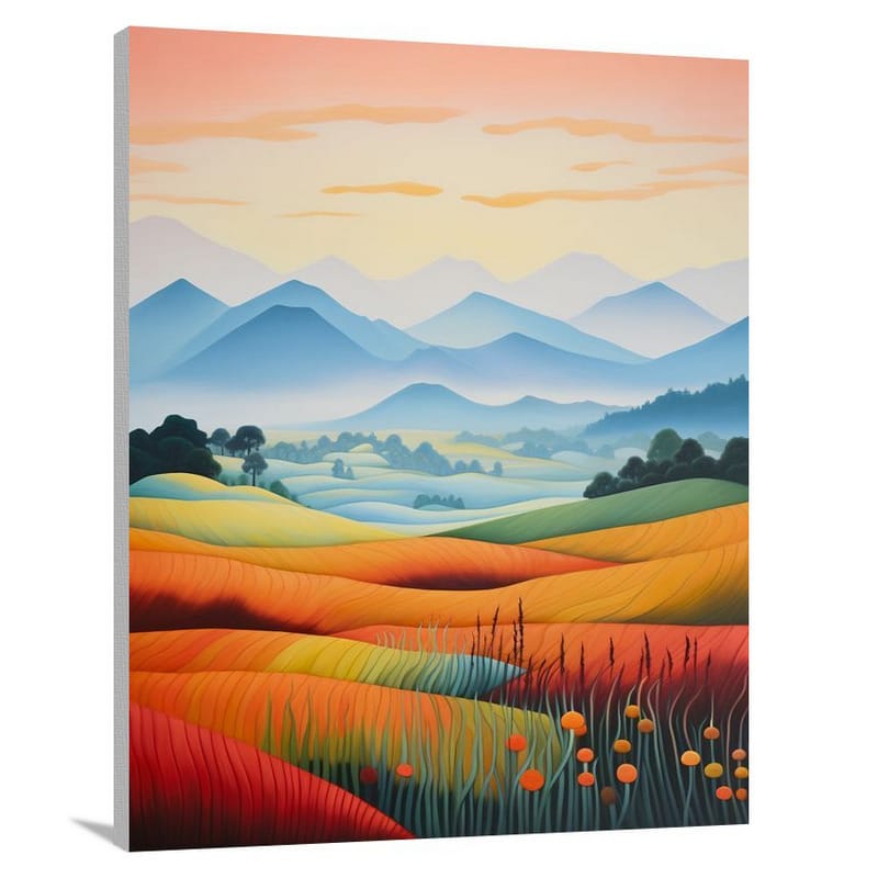 Field of Serenity - Contemporary Art - Canvas Print