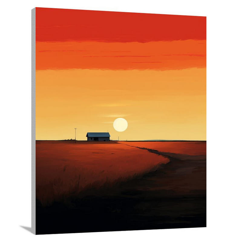 Field of Serenity - Minimalist - Canvas Print