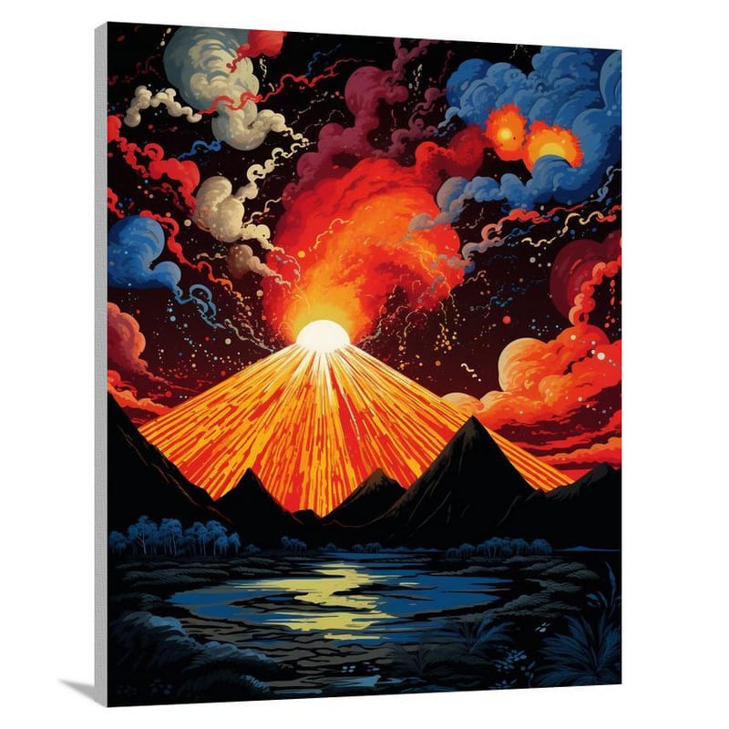 Fiery Fiji: Raw Power - Canvas Print