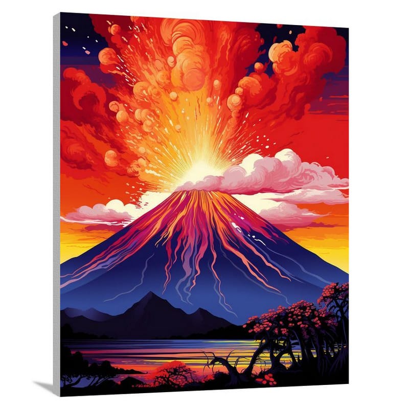 Fiery Skies of Central America - Canvas Print