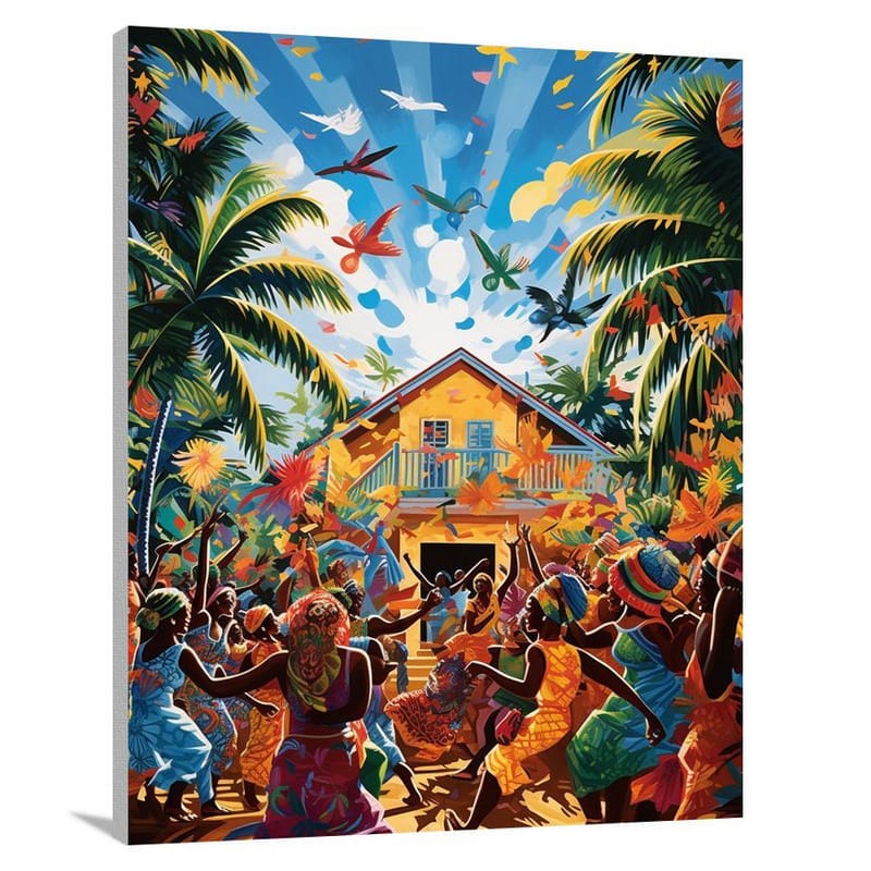 Fiesta in Paradise: British Virgin Islands - Canvas Print