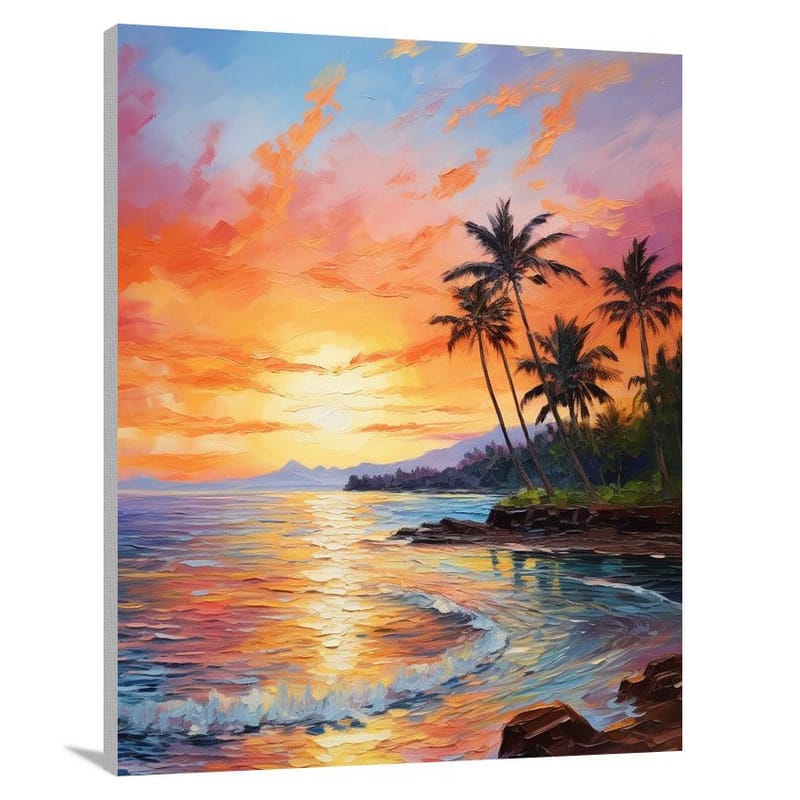 Fiji Sunset - Canvas Print