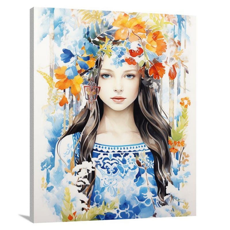 Finland's Floral Symphony - Canvas Print