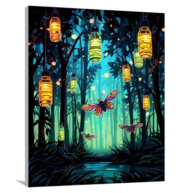 Firefly - Pop Art - Pop Art - Canvas Print