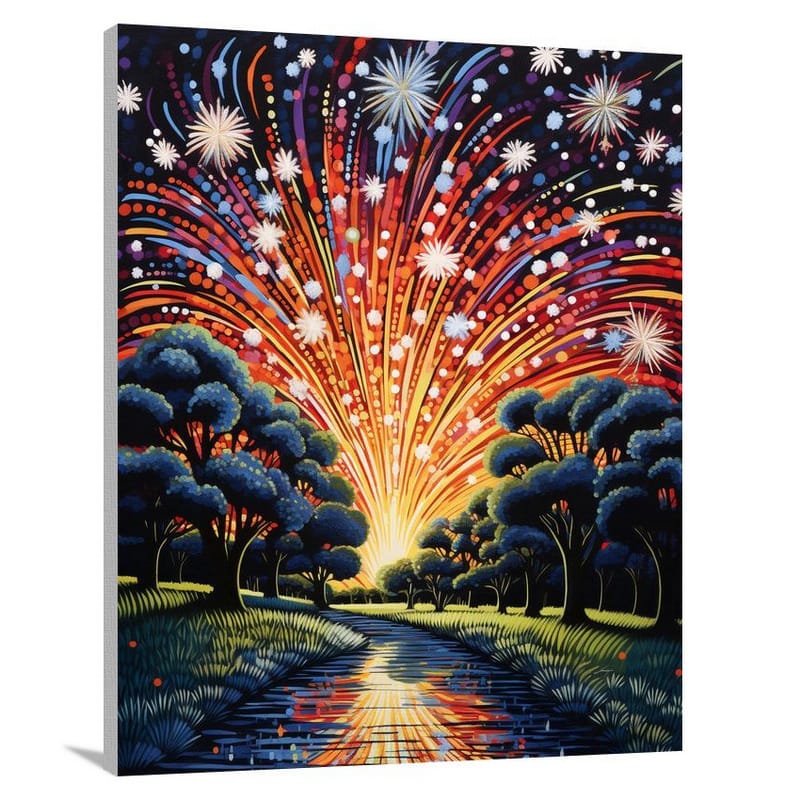 Firework - Pop Art - Pop Art - Canvas Print