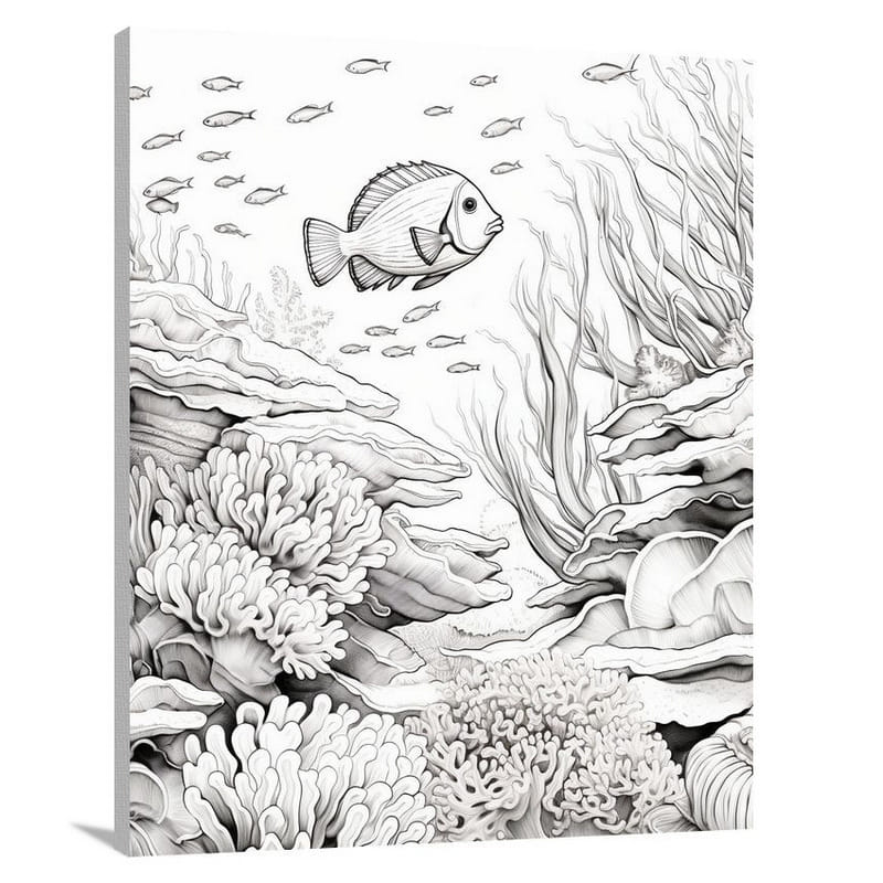 Fish's Dance - Canvas Print