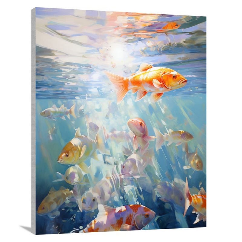 Fish Symphony - Contemporary Art - Canvas Print